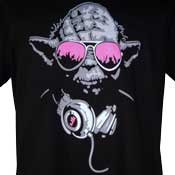 Master Yoda With Headphones Shirt